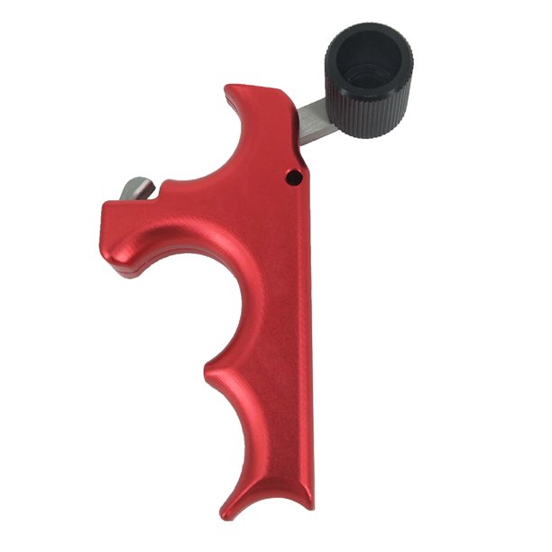 Equipo de tiro con arco Thumb Compuesto Compuesto Arco Accesorios de lazo Strap Dispensador Asequible High Sensitivity Arcos Partes Regalos para Archer Rojo Guardurnaity OD011038-01