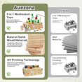 thumbnail image 3 of Juguetes de madera Montessori Quezona 9 en 1 para niños de 1 a 4 años, 3 of 9