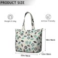 thumbnail image 5 of Flower Women's Large Weekend Travel Bag Moving Canvas Handbag Thick Double Layer Beach Weekend Travel Unisex Hospital Maternity Delivery with Toiletry Waterproof, 5 of 5