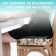 thumbnail image 3 of Premium Dog Pattern Memory Foam Seat Cushion Ergonomic Chair Pad for Office Chair, Car, Airplane & Bleachers Sciatica, Tailbone Hip & Back Pain Relief - Chair Cushion for Long Office Workers., 3 of 5
