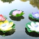 thumbnail image 5 of Luz de loto, luz flotante de velas sin llama, lámpara de noche impermeable con flor de lirio, 5 of 5