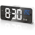 thumbnail image 1 of Réveil Numérique à Affichage LED Intelligent, Réglage Facile & Port de Charge USB, Variateur Réglable, Fonction Snooze & Volume, Alimentation par Prise Essentielle pour Chambre, 1 of 6