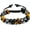 Black Yellow, variant on Triple Protection Bracelet Natural Black Obsidian Tigers Eye Hematite Beads Crystal Bracelet Healing Bracelets for Men Women Bring Prosperity Luck and Health