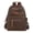Brown1, variant on Casual Daypack for Women Classic Lightweight Multi Pocket Multi Zipper Travel Backpack,for Daily Commute Travel Use