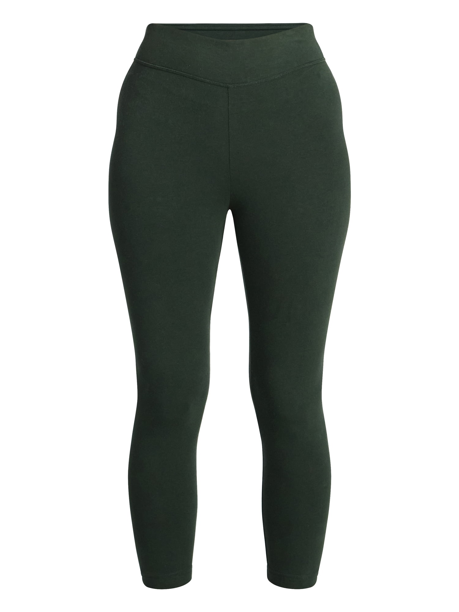 Time and Tru Women's Capri Leggings, 22" Inseam, Sizes XS-XXXL