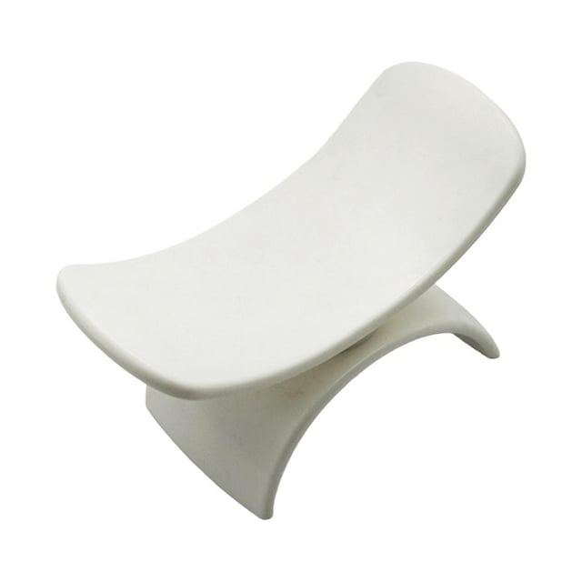 maskred Nail Arm Rest Pillow U Shape Slip Non Portable for Acrylic Nails Manicure White 5.24 Inchx2.56 Inch 1Set