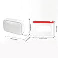thumbnail image 3 of Liaiai Waterproof Pill Organizer with Zippered Pill Pouches For A7 Binder, Large Weekly Medicine Organizer, Color-Coded Reusable Travel Pill Storage System, 3 of 6