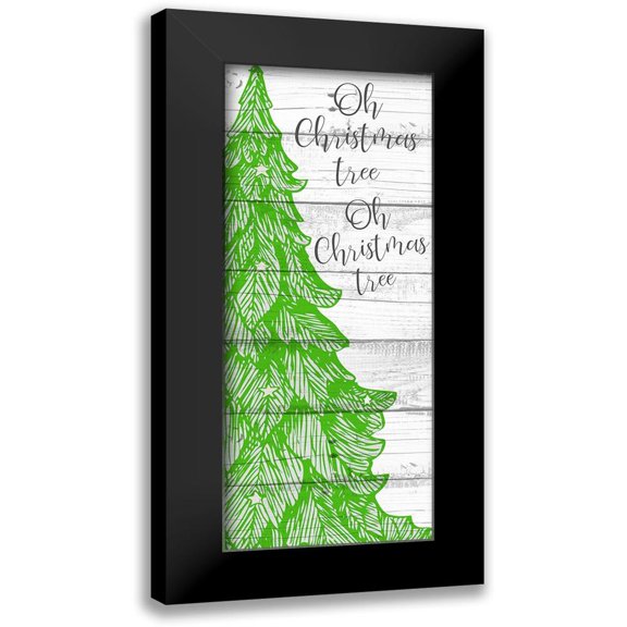 Kimberly, Allen 8x14 Black Modern Framed Museum Art Print Titled - Oh Christmas Tree 2