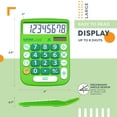 thumbnail image 4 of CATIGA Desktop Calculator 8 Digit with Solar Power and Easy to Read LCD Display, Big Buttons, for Home, Office, School, Class and Business, 4 Function Small Basic Calculators for Desk, CD-8185, 4 of 4