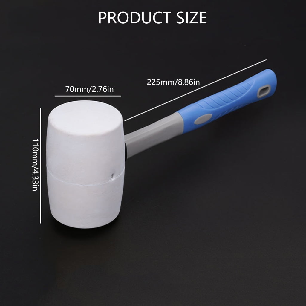 Durability Rubber Mallets AntiSlip Handle Safe For Wood Floors Ceramic Tiles Installation