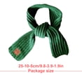 thumbnail image 3 of Qarigey Bufanda para niños Cómoda para mantener el calor Bufandas flexibles para niños pequeños Accesorios de ropa exquisitos Accesorio de ropa para Accesorios de disfraces Verde 120cmx8cm Qarigey AP009116-03, 3 of 6