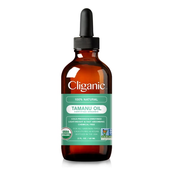 Cliganic Organic Tamanu, Cuidado Vegano para la Piel, Aceite Facial, 60 ml