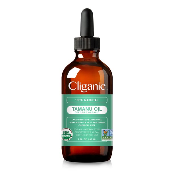 Cliganic Organic Tamanu, Cuidado Vegano para la Piel, Aceite Facial, 60 ml