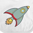 thumbnail image 4 of Inktastic Rocket Boys or Girls Baby Bib, 4 of 4