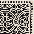 thumbnail image 6 of SAFAVIEH Cambridge Leslie Geometric Wool Area Rug, Black/Ivory, 10' x 14', 6 of 6