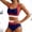 c01Red, variant on Hduncf Women 2 Piece High Waisted Bikini Sets Colorblock Sporty Swimsuits Wide Straps Bathing Suit Trendy Summer Swimwear Black XXL