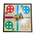 thumbnail image 1 of 25cm Ludo Board Game Magnetic 5 In 1 Plastic With Folding Chessboard Ludo Chess For Kids Children, 1 of 5