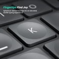 thumbnail image 2 of Nulea Wireless Ergonomic Keyboard, Split Keyboard with Cushioned Wrist Rest, USB and Bluetooth Connectivity, USB-C Rechargeable, Compatible with Wind, 2 of 7