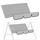 thumbnail image 4 of Cubierta de asiento de columpio de protección de bloque gris Sunnimix Funda de asiento de columpio, 4 of 8