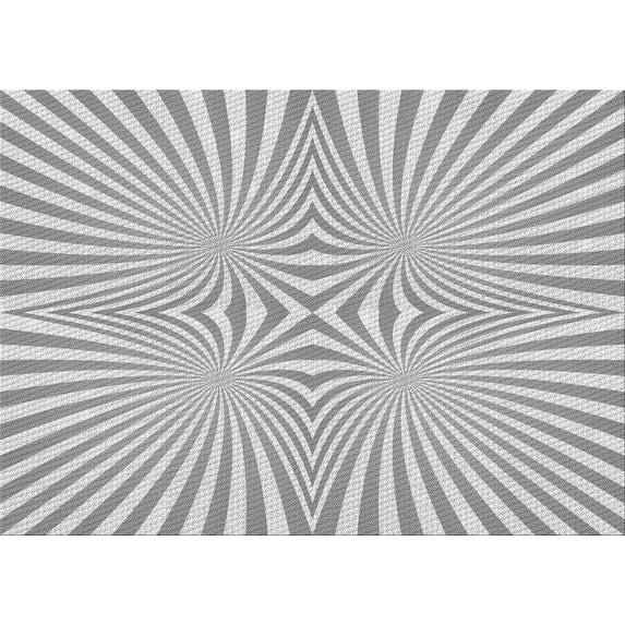 Ahgly Company Machine Washable Indoor Rectangle Transitional Gunmetal Gray Area Rugs, 7' x 9'