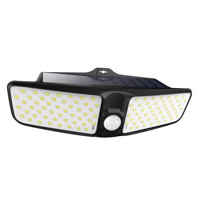 100LEDs Luz de pared solar PIR Sensor de movimiento y sensor de iluminación TFixol Luz solar