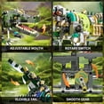 thumbnail image 4 of Honchoes Mechanical Crocodile Building Set with Display Stand & Light Compatible with Lego Animal for Adults 996 Pcs, 4 of 10