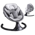 thumbnail image 1 of Balancín eléctrico Baby Swing Larex para niños pequeños de 0 a 6 m, máximo 9 kg, negro, 1 of 8