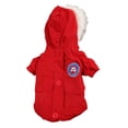 thumbnail image 3 of Sudadera con capucha para perros Bling Bling Abrigos de invierno Rojo M, 3 of 12