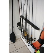 Viking Solutions VFR002 11 Rod Wall Mounted Powder Coat Steel Fishing Rod Rack