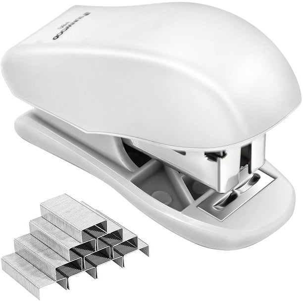 Mini Stapler with Staples 25 Sheet Capacity Office Desktop Stapler Small Stapler 960 Standard Staples Cute Compact Travel Size Stapler for
