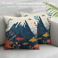 thumbnail image 3 of Qinduosi Colourful Throw Pillow Covers For Kids Boys Girls Cartoon Dino Pillow Covers Floral Cushion Covers Decorative Pillow Covers,Bedroom Decor White, 3 of 5