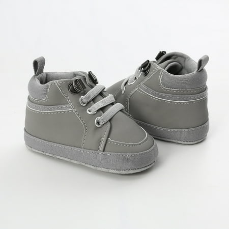 

Toddler Baby Sneakers Anti Slip Rubber Sole Lace Up Ankle Boots Winter New