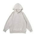 thumbnail image 2 of Krdevn Vintage Hoodie - Women's Oversized Washed Cotton Pullover, Off-Shoulder Loose Fit for Retro Street Style, Size for 3XL, 2 of 5