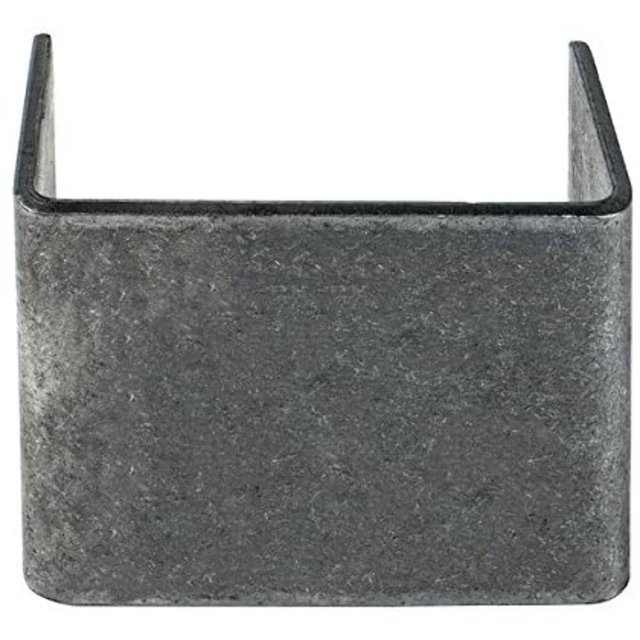 Buyers Products Bolsillo recto para estaca soldada - 1,5 x 3 pulgadas en el interior x 2,5 pulgadas de profundidad