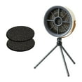 thumbnail image 3 of Rongfmy Desktop Range Hood Multi Filtration Kitchen Fan for Small Place Camping Dorm white, 3 of 9