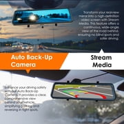 Rexing M2-4 4-Channel Mirror Dash Cam 1080p All Around with GPS