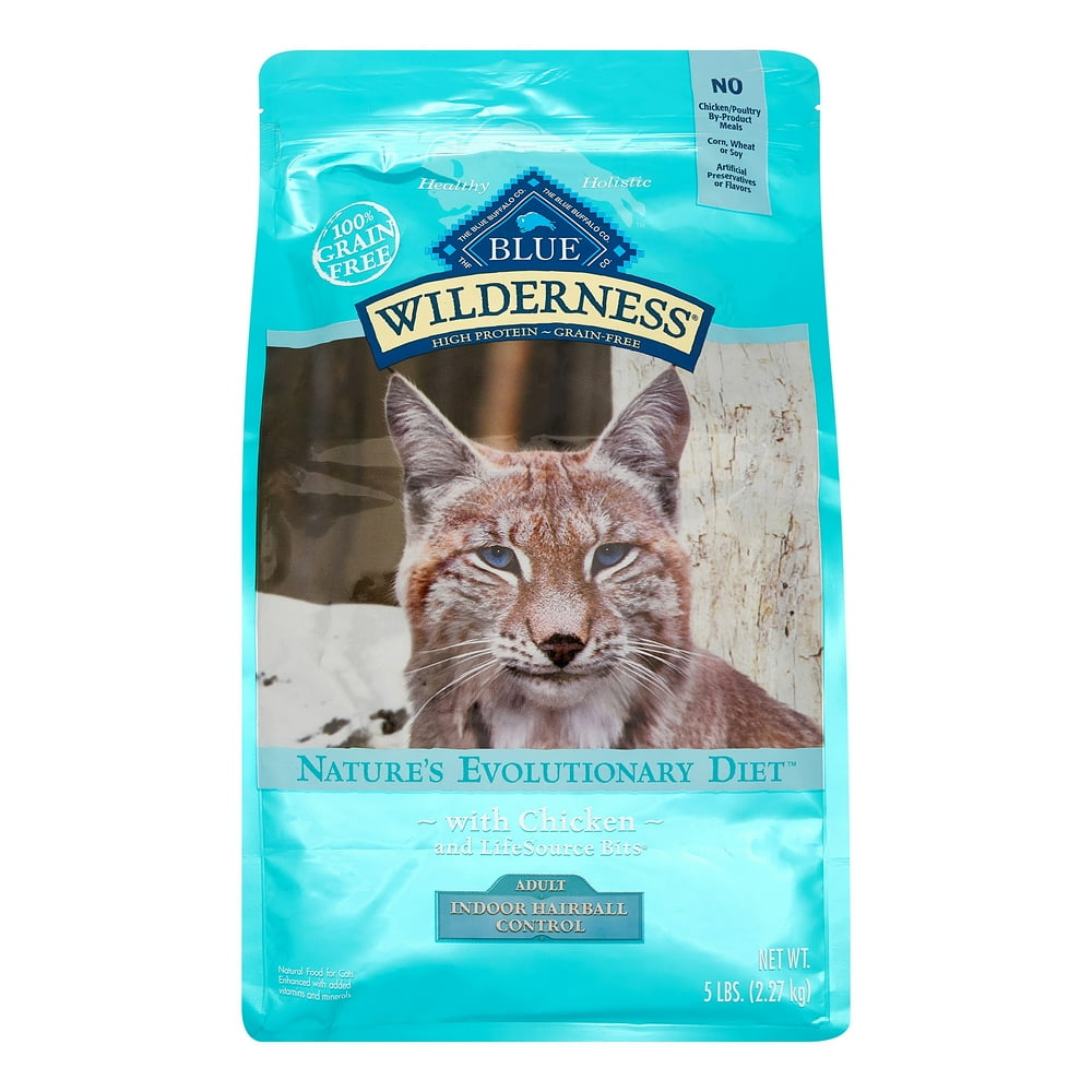 Blue Buffalo Wilderness GrainFree Indoor Hairball Control Chicken