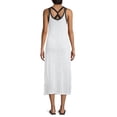 thumbnail image 3 of DKNY IVORY Double-Strap Dress Swim Cover-up, US Small, 3 of 4