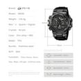 thumbnail image 6 of Men's Watches Sports Military Watches Waterproof Color Designer Large Face Digital Analog Tactical Outdoor Men's Wristwatches-Chronograph Dual Time LED Alarm Stopwatch, 6 of 6
