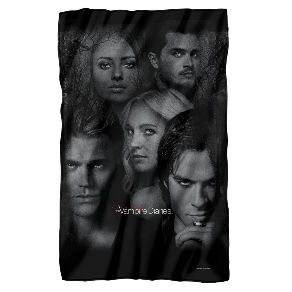 Vampire Diaries in The Woods Fleece Blanket 36' x 58',in The Woods