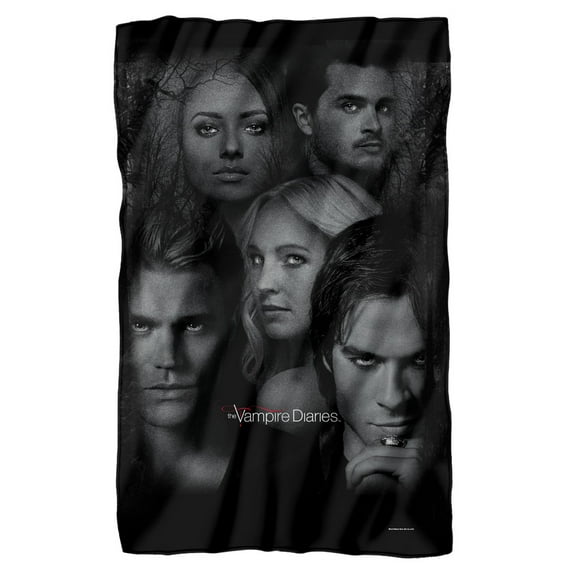 Vampire Diaries in The Woods Fleece Blanket 36' x 58',in The Woods