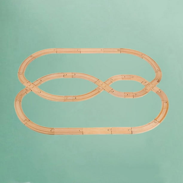 de vías de accesorios de ferrocarril universales juguetes de construcción para adultos - 6 Estilo 6 Baoblaze Juguetes de vías de tren