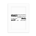 thumbnail image 1 of Troubles Come From Ahead Or Behide Quotes Desktop Photo Frame Picture Display Decoration Art Painting, 1 of 3