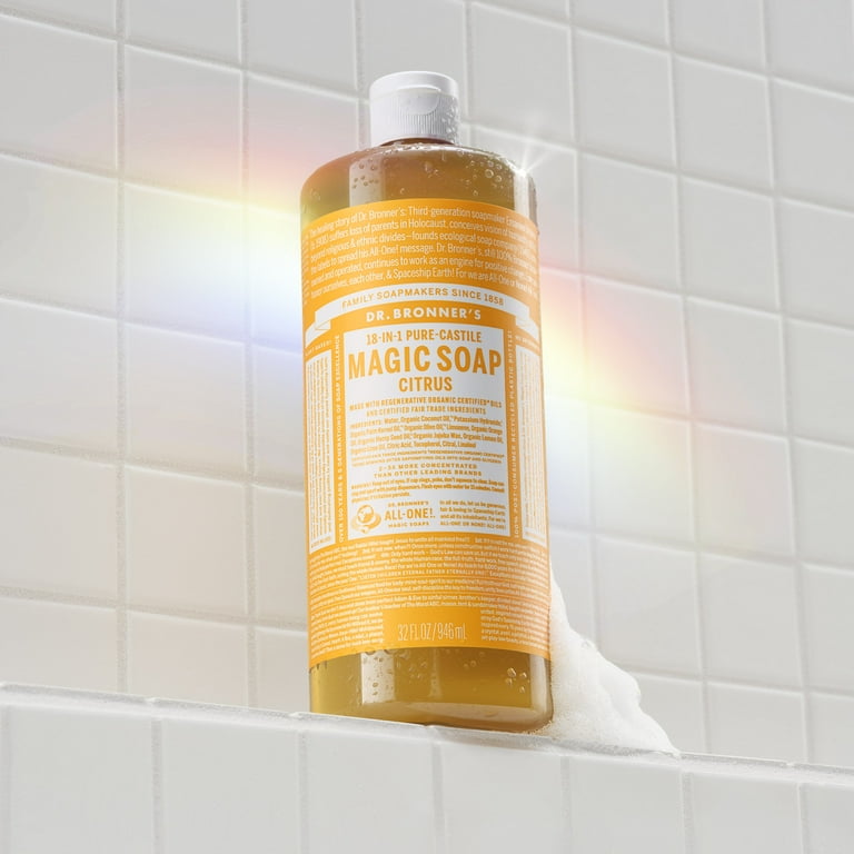 Dr. Bronner's Citrus Magic Soap 4本セット Amazon.com : Dr. Bronner's Magic Soap-Pure-Castile Liquid