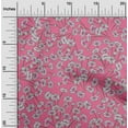 thumbnail image 2 of oneOone Cotton Poplin Fuschia Pink Fabric Floral Sewing Fabric By The Yard Printed Diy Clothing Sewing Supplies 56 Inch Wide, 2 of 4