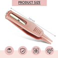thumbnail image 4 of 3 Pieces Nose Cleaning Tweezers With Led Light Round-head Safe And Effective Clip Care Ear Nose Navel Clean Tool Nipper Plier Pincet For Relieves Stuf, 4 of 5