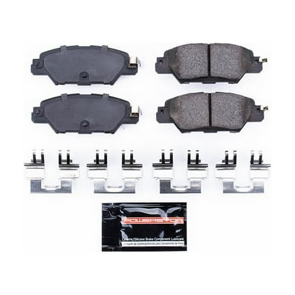Power Stop Z23-1846 Z23 Evolution Sport Carbon Fiber-Ceramic Brake Pad -Rear