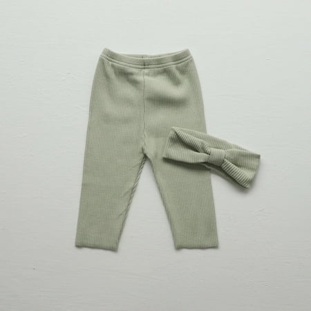 

Cathalem Cotton Dance Pants Baby Newborn Infant Girls Boys Solid Ribbed Cotton Summer Autumn Long Pants 18 Month Clothes Pants Mint Green 1-2 Years