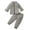 Gray, variant on KYAIGUO 2PCS Baby Infant Boys Spring Fall Cargo Clothes Set Solid Color Lapel Jacket Coat Pull on Slim Cargo Pants for 6M-3T