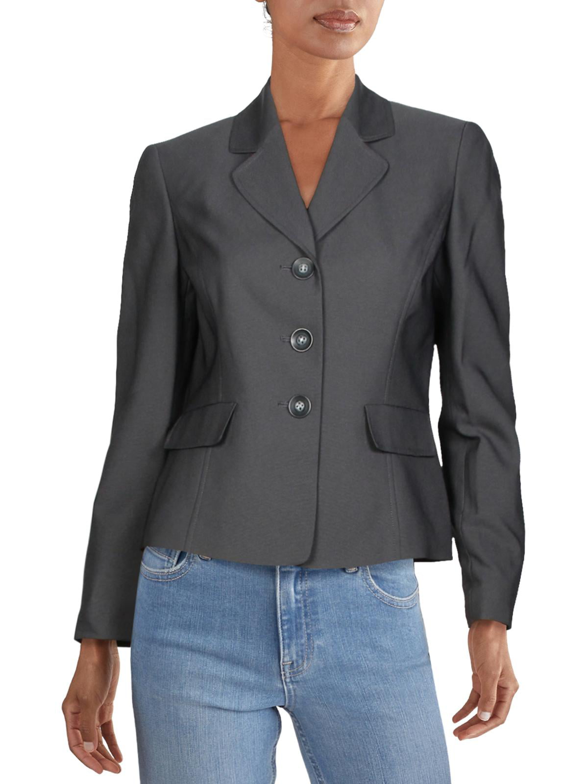 Winwinus Women Flexible Fit Solid Office Suits 1 Button Blazer
